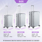 3 Piece Sets Suitcase Luggage set Spinner Carry on