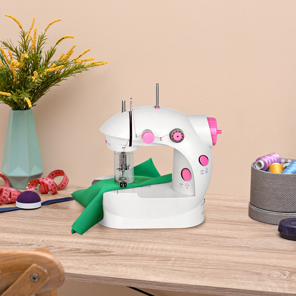 Mini Portable Electric Sewing Machine - Dual-Speed Lightweight Handheld Sewing Tool - Beginner-Friendly Kit