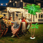 Lighted Palm Tree, LED Artificial Trees Lights Christmas Trees Lights for Decorations Decor, Indoor Outside Patio, Outdoor Christmas Decorations Patio Yard Pool Tropical Party