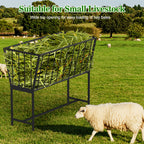 Heavy-Duty Metal Goats & Sheep Hay Feeder with Stand