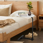 C-shaped sofa and bedside table, built-in imitation marble tabletop metal frame table, small space coffee table