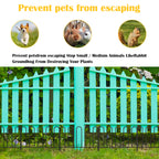 7/18 Pack Decorative Garden Fence 16.9in (H), Rustproof Landscape Wrought Iron Metal Wire Border Animal Barrier for Dog, No Dig Fencing, Flower Bed Edging for Yard Patio Outdoor Decor