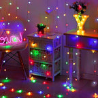 Cracked Crystal Ball Curtain String Lights