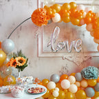 7.2 Feet, Outdoor Garland, Balloon Arch, Metal Round Background Stand, Stable Arch Background Stand, Round Background Stand for Wedding Birthday Party Baby Shower Party Decoration