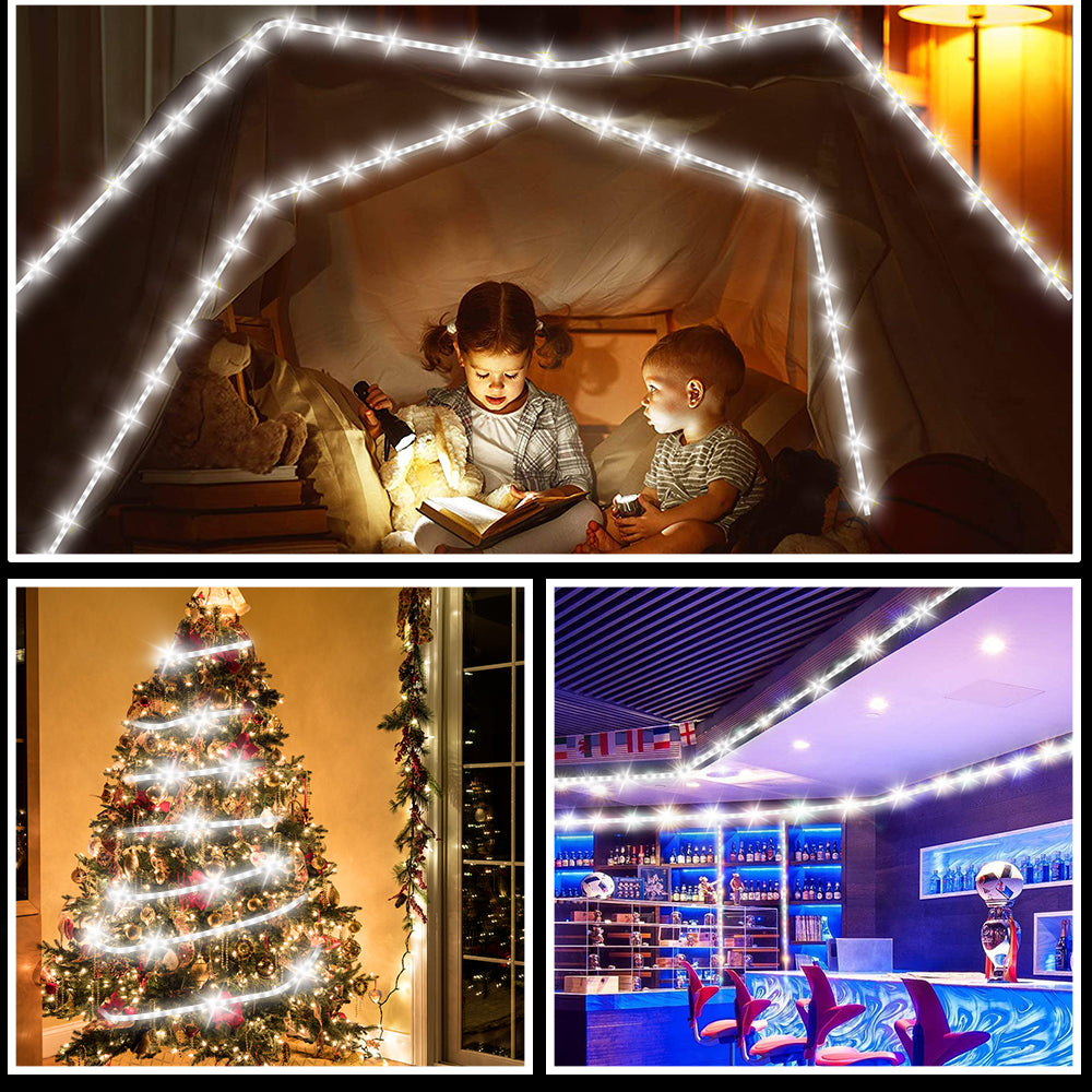 66ft LED Rope Lights, 200LEDs Color Changing Light with Remote, Christmas Decor Lights Fairy Lights Twinkle Lights for Bedroom Patio Halloween Holiday Wedding Decor