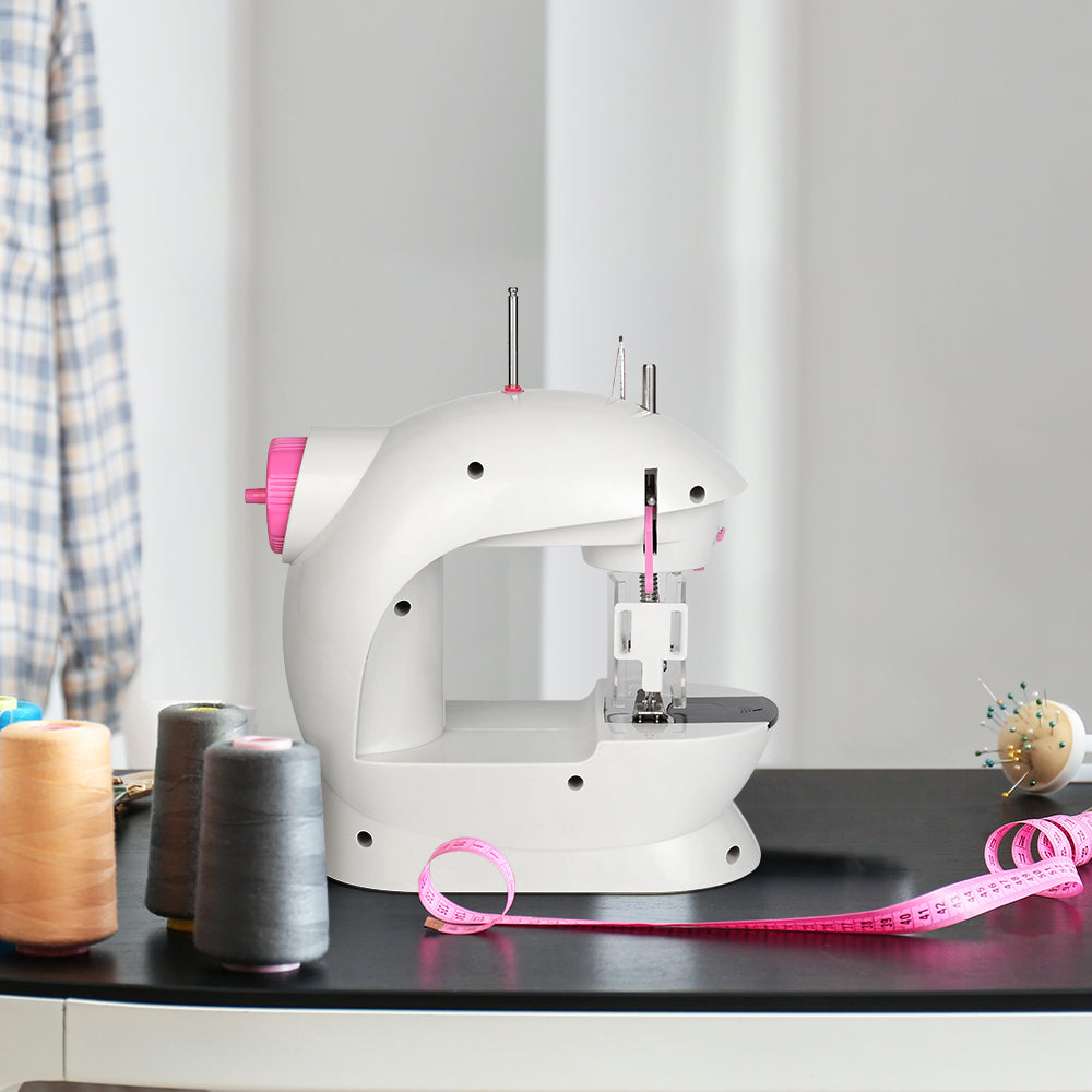 Mini Portable Electric Sewing Machine - Dual-Speed Lightweight Handheld Sewing Tool - Beginner-Friendly Kit