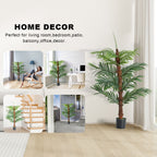 4FT Artificial Palm Tree - Faux Tropical Plant with Pot for Indoor Home & Office Decor