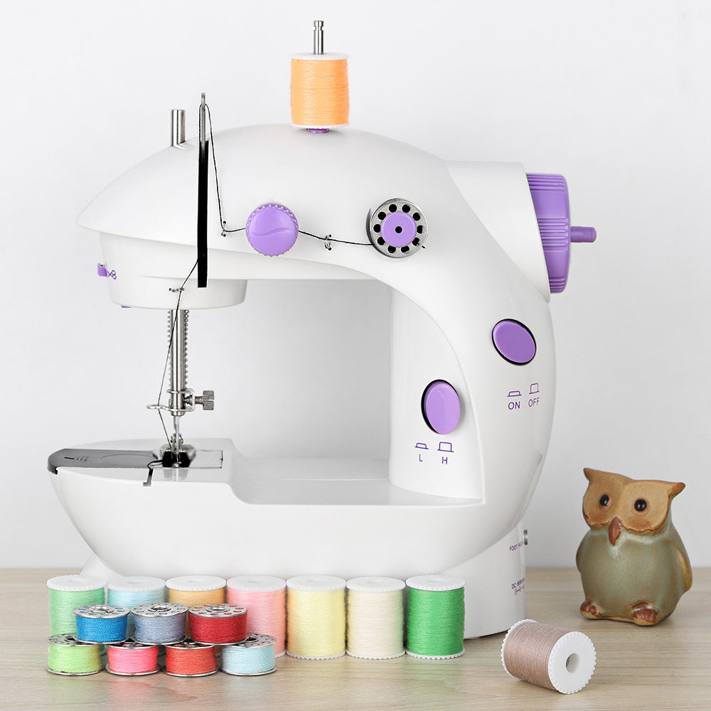 60 Pcs Sewing Thread & Bobbins Kit - Polyester Spools & Prewound Metal Bobbins for Machine/Hand Sewing