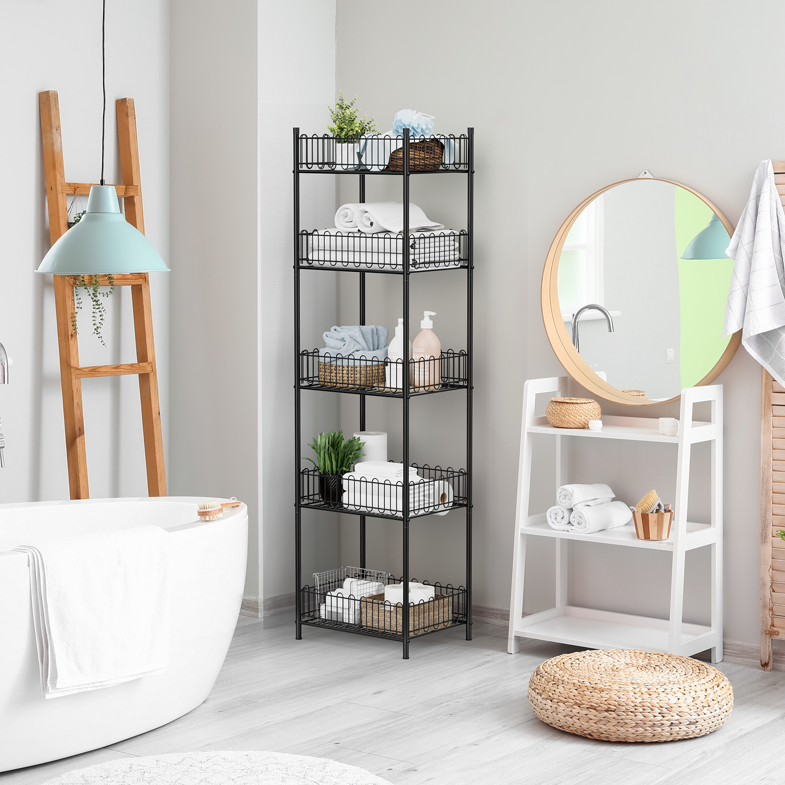 3 Tier Water Bottle Holder Rack, Soda Drink Organizer Vertical Metal Food Storage Shelf for Kitchen Countertop Pantry, Can Storage Organizer for Pantry