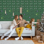 91inch x 46inch Artificial Evergreen Ivy Privacy Fence - Faux Vine Panel for Wall Decor & Backyard Privacy