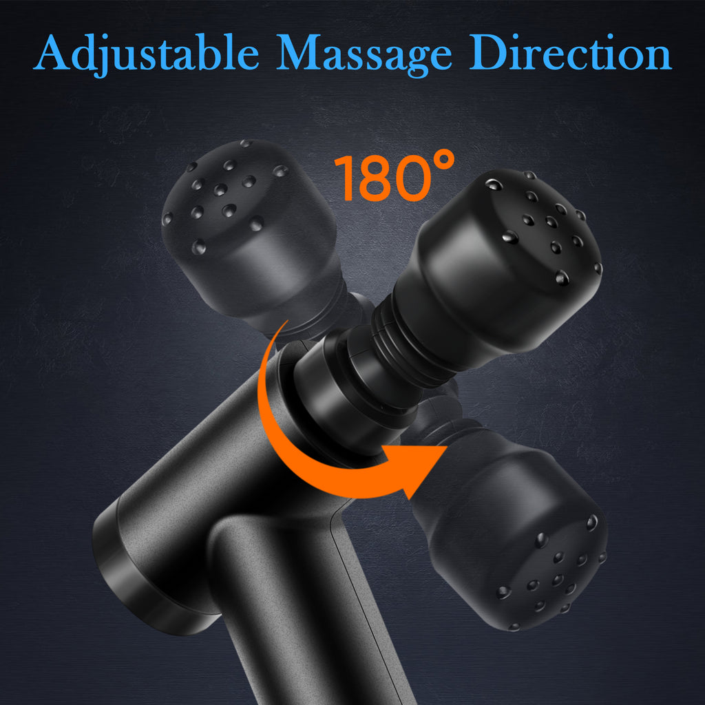 Mini Massage Gun, 3-Speed Ultra-Quiet Percussion Massager, Portable Lightweight Muscle Therapy Gun for Neck, Palm & Sensitive Areas, Ideal Gift for Athletes, Seniors, Women