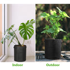 2-Pack Potato Grow Bags with Harvest Window - Heavy Duty Fabric Aeration Pots for Vegetables, Tomatoes, and Carrots