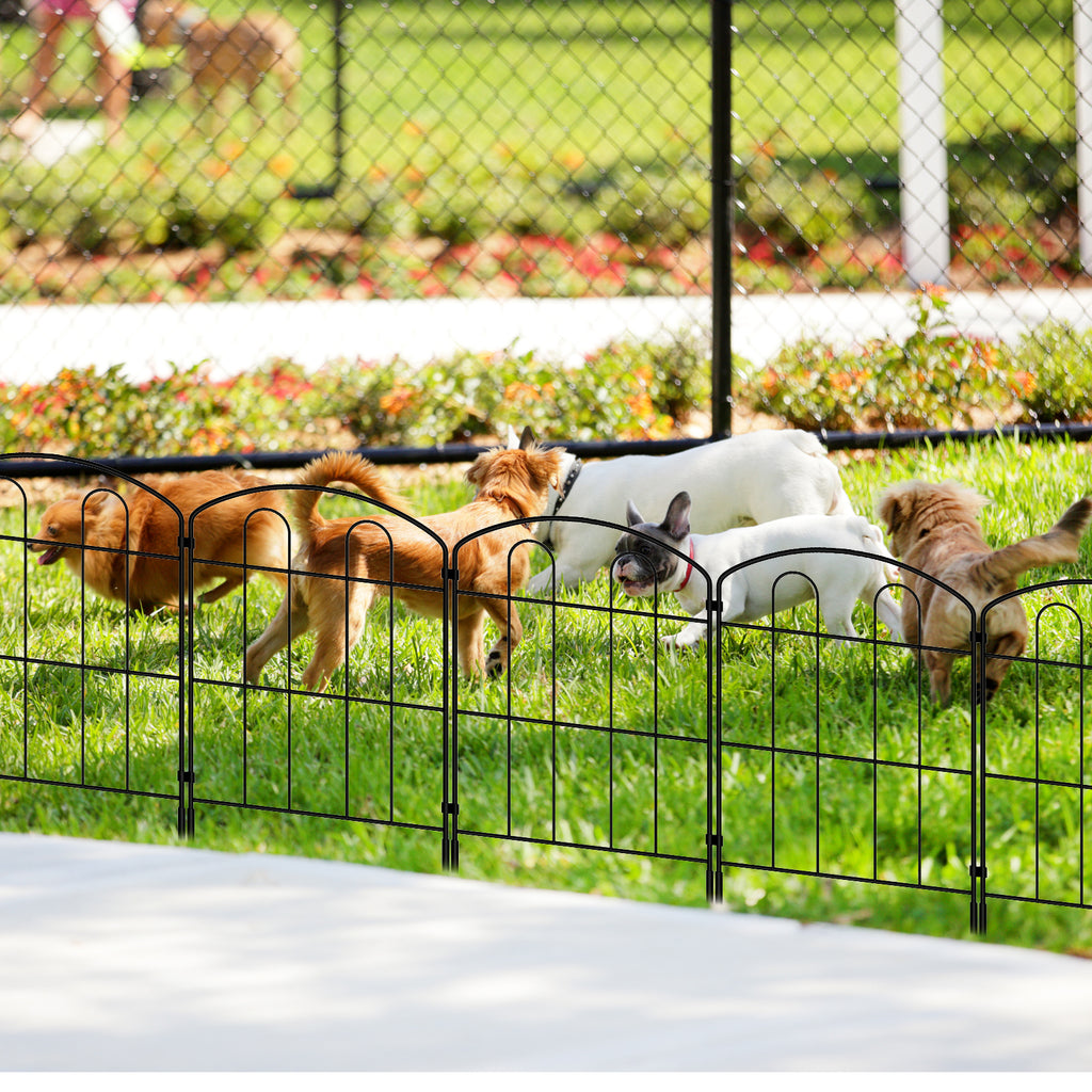 Decorative Garden Fence - Metal Rustproof Wire Border Sections