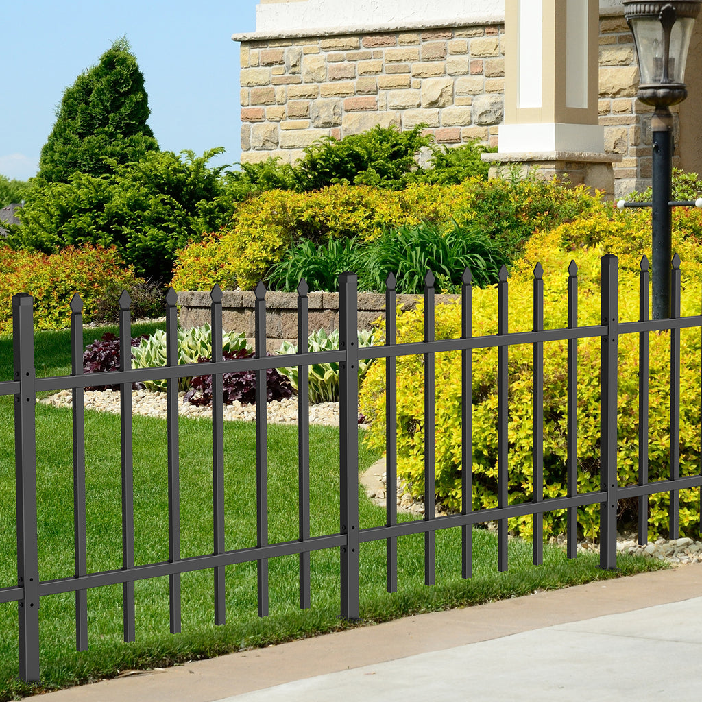 3-Panel Decorative Garden Fence & Animal Barrier
