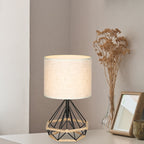 Sleek Black Metal Desktop Lighting for Sleeping Areas and Side Tables