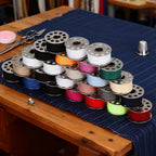 12 Colour Sewing Thread Set, 27.5 Yard Thread Set and 33 Yard Spool Spool Including 16 Spools and Set Ruler Needle Sewing Machine Needle Sewing Needle Sewing Thread