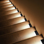 8-Pack Triangular Outdoor Step Lights, White LED Decorative Illumination for Garden Paths, Staircases, and Patios