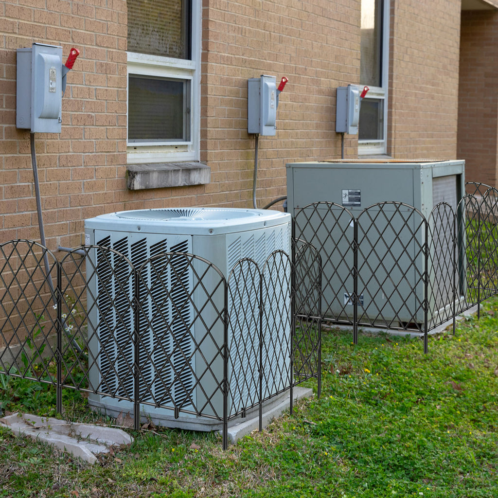 Arched Decorative Garden Fence - Metal Animal Barrier Edging Panels