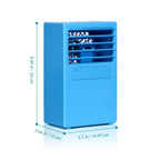 Personal Mini Desktop Air Cooler Fan, 3-Speed Portable Cooling Fan for Office, Study & Bedroom (Blue)