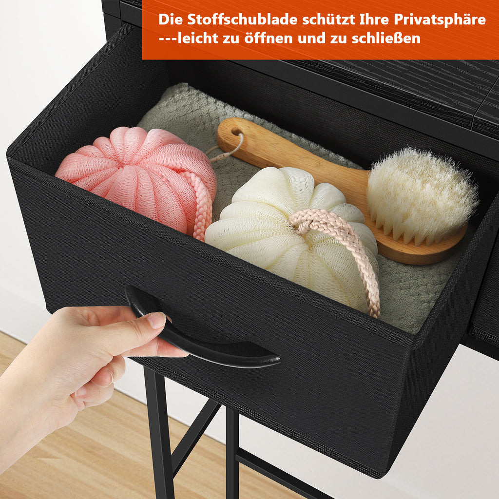 Over The Toilet Storage Cabinet - Freestanding Bathroom Organizer with Drawer