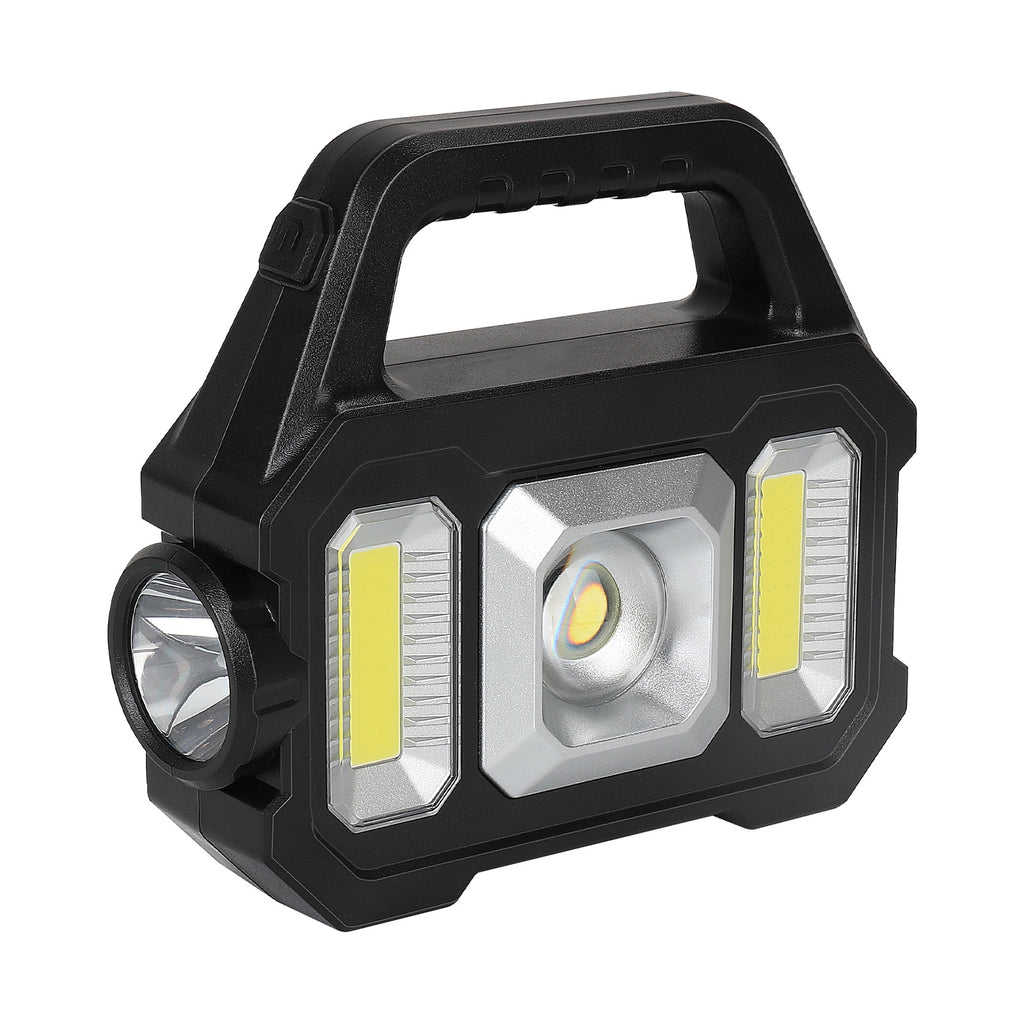Ultra Bright Solar LED Camping Lantern, Rechargeable Handheld Flashlight & Surround Work Light for Outdoor