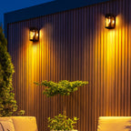 Solar Energy Outdoor Courtyard Lamp, Modern Simple Courtyard Lamp, Outdoor Entrance on Both Sides of The Balcony Wall Lamp