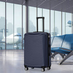 3 pcs Suitcase Set Multi-color Available, Large Capacity Portable ABS Luggage with Spinner Wheels and Combination Lock, Lightweight Luggage Set for Outdoor Travel and Business Trip