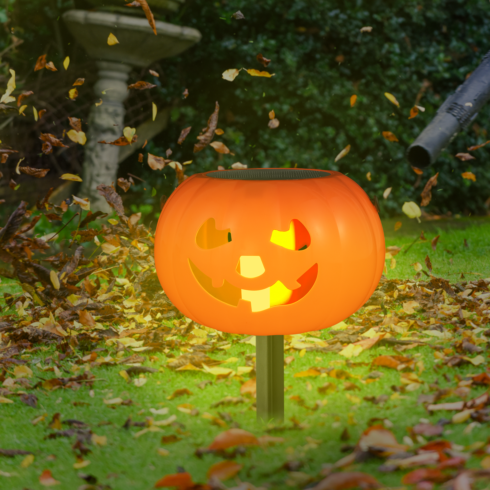 1 Halloween Pumpkin Lantern, Halloween Pumpkin Lantern Decoration. Suitable for Indoor/outdoor Horror Party Decorations (batteries Not Included), The Perfect Halloween Decoration.