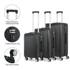 3 Piece Luggage Set Hardside Lightweight Suitcase TSA Spinner Wheels 20/24/28 inch