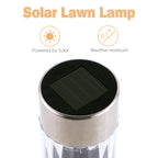 12pcs Solar Path Outdoor Lights, Garden Lights, LED Landscape Path Lighting Auto On/Off Solar Garden Lights For Walkway, Lawn, Yard, Walkway, Garden Decor