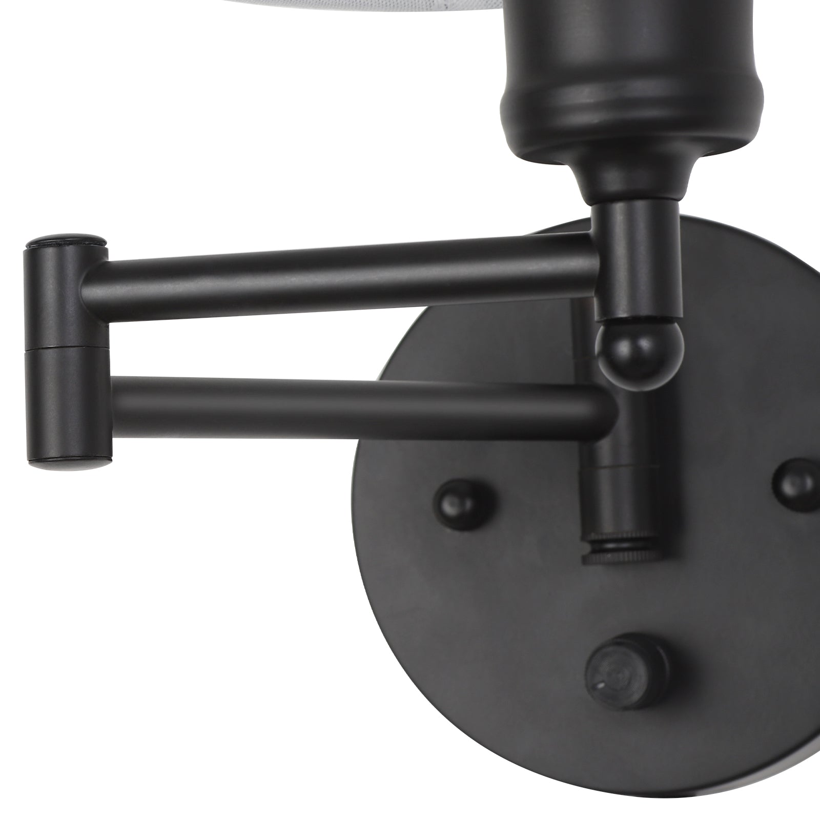Modern Swing-Arm Wall Sconce Set | Plug-In Reading Lights with Premium Linen Shades (Set of 2)