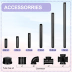 Industrial Freestanding Metal Piping Bathroom Tissue Dispenser and Reserve Storage Rack Stand
