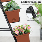 4-Tier Vertical Garden Planter - Elevated Raised Garden Bed with Tilted Bins for Small Space Gardening