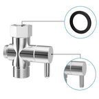 Handheld Bidet Sprayer Kit for Toilet - Stainless Steel Bathroom Diaper Sprayer - Easy DIY Installation Personal Hygiene Shower System