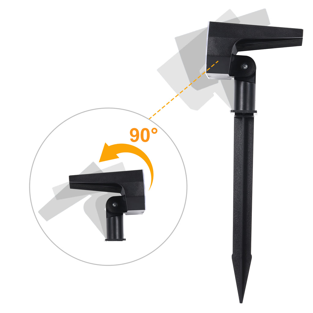 4-Pack Solar Landscape Spotlights - 56 LED Outdoor Lights with 3 Modes for Garden & Path