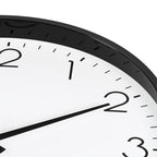 10 Inch Black, Rose Gold Wall Clock Battery Operated Silent & Non-Ticking Wall Clock for Home Office Bathroom, Living Room, Kitchen