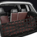 Heavy-Duty Pickup Tailgate Cargo Net - 52'' x 17'' Universal Truck Bed Netting with Storage Bag - Fits SUV, Ford, Toyota for Secure Hauling