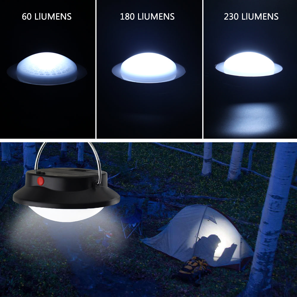 60-LED Rechargeable Portable Camping Tent Lantern for Outdoor & Emergency Use