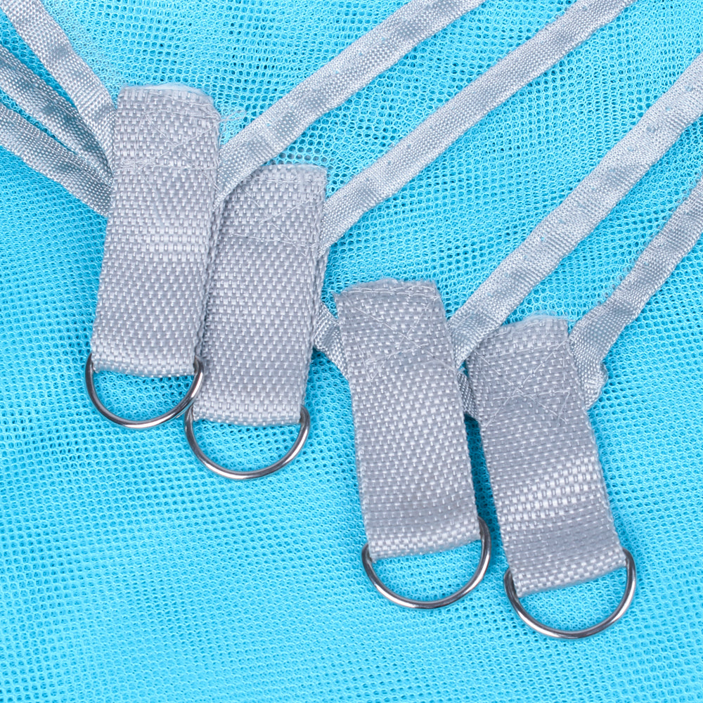 79inch x 57inch Foldable Sand-Proof & Water-Resistant Beach Blanket - Blue