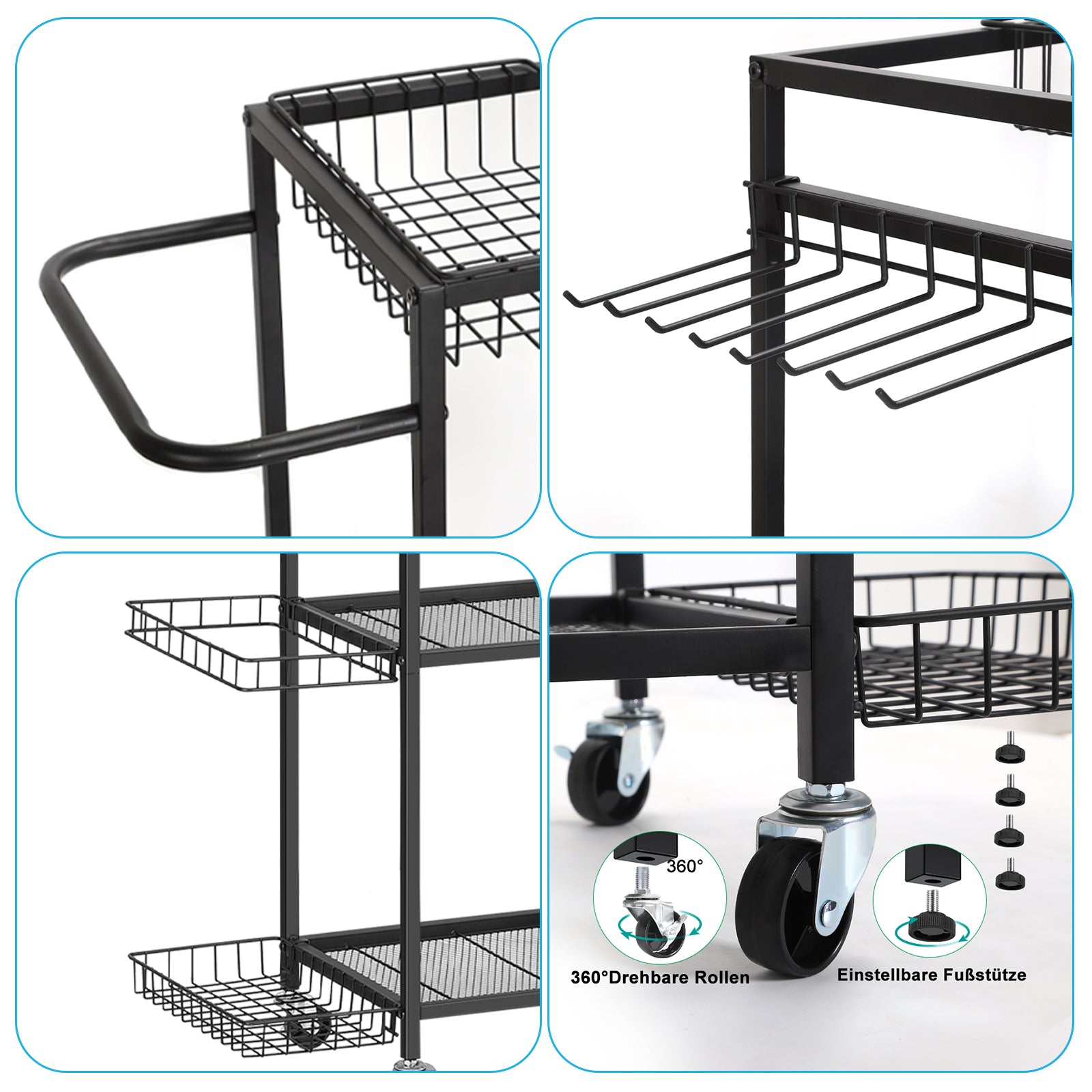 Home Gym Storage Rack - Dumbbell, Yoga Mat & Workout Equipment Organizer with Hooks