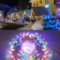 72FT 200 LED Fairy String Lights with 8 Lighting Modes Plug in Twinkle String Lights Waterproof for Indoor Outdoor Bedroom Yard Proposal Wedding Party Decor