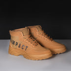 Men's Dark Brown Hiking Boots - High Top Outdoor Sports Shoes, Durable & Comfortable Trekking Boots for Men, Anti-Slip Abrasion-Resistant Walking & Climbing Shoes (Full Size Available)