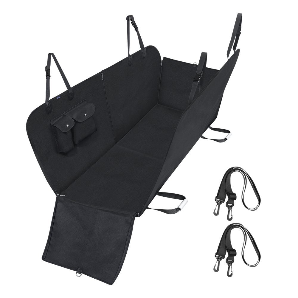 Waterproof Dog Seat Cover Hammock, Scratch-Proof Nonslip Pet Back Seat Protector for Cars, Trucks & SUVs