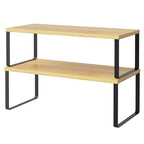 4-Piece Premium Kitchen Cabinet Shelf Risers â€“ Expandable Pantry & Countertop Storage Solution