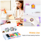 Complete Household Sewing Thread Set, All-Purpose Polyester Threads with Portable Storage Case