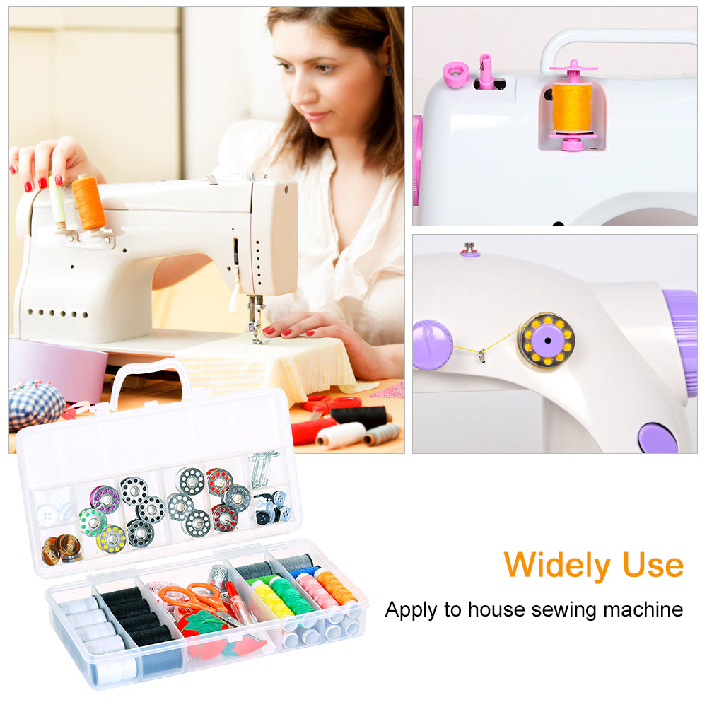 Complete Household Sewing Thread Set, All-Purpose Polyester Threads with Portable Storage Case
