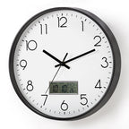 12 Inch Rose Gold Silent Wall Clock - Modern Minimalist Non-Ticking Clock for Living Room, Bedroom, Kitchen, Battery Operated, Large Easy-to-Read Display