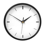 8-Inch Silent Wall Clock - Non-Ticking Modern Battery Operated Small Clock for Bedroom, Kitchen & Office (White),