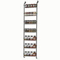 8-Tier Over The Door Pantry Organizer, Detachable Metal Hanging Spice Rack for Kitchen & Bathroom