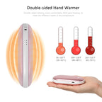 Warm Hand Power Bank Duo-in-One, Rechargeable Hand Warmers Electric Hand Warmer Pocket Portable Heater Double Sided Warming Portable Heater for Men Women Winter Christmas Gifts